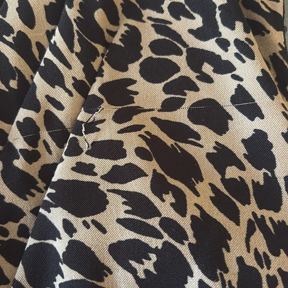 Emma & Michele V Neck Animal Print Midi Dress with Belt Size 14 - Picture 8 of 11